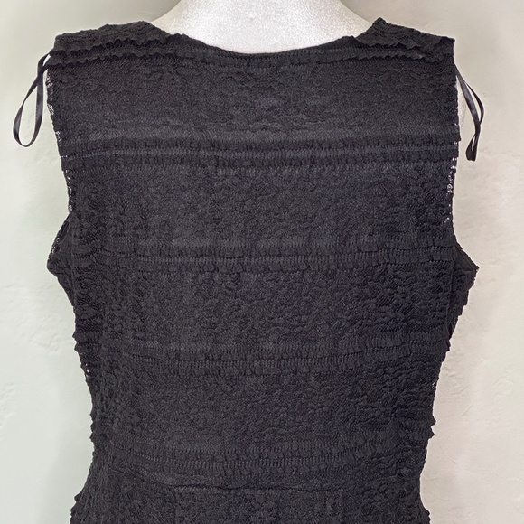 NWOT- EnFocus Black Lace Dress - Picture 4 of 11
